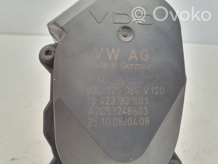 Volkswagen PASSAT CC Attuatore/motore della valvola del collettore di aspirazione 03L129086