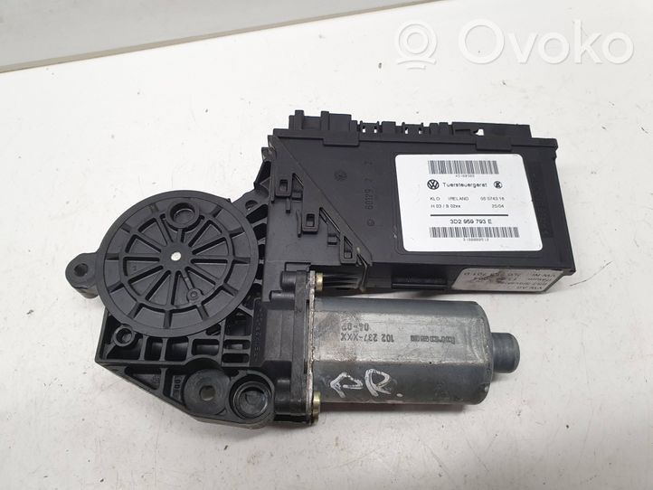 Volkswagen Touareg I Etuoven ikkunan nostomoottori 3D2959793E