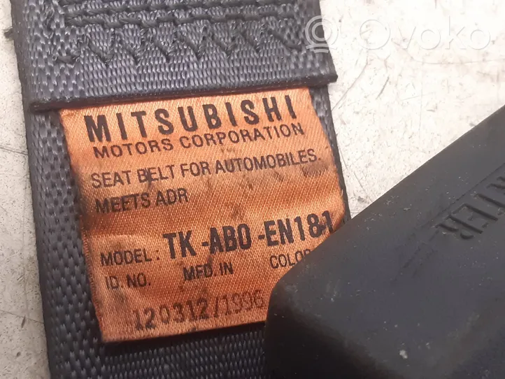 Mitsubishi Galant Keskipaikan turvavyö (takaistuin) TKAB0EN181