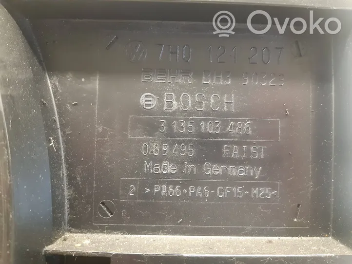 Volkswagen Multivan T5 Elektryczny wentylator chłodnicy 7H0121207