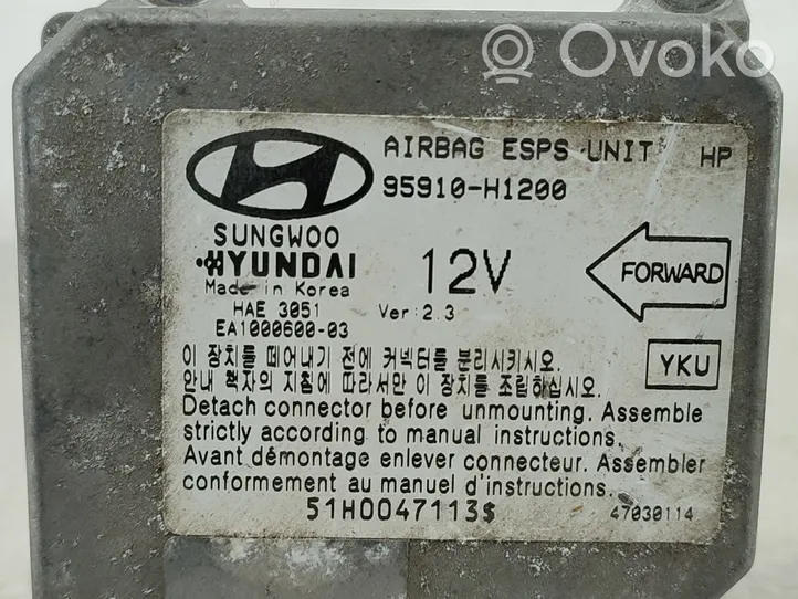 Hyundai Terracan Centralina/modulo airbag 