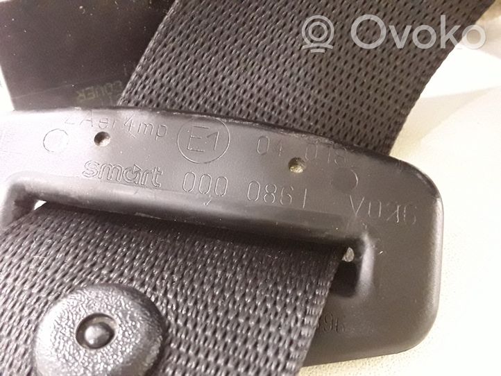 Smart ForTwo I Front seatbelt 0000861V026