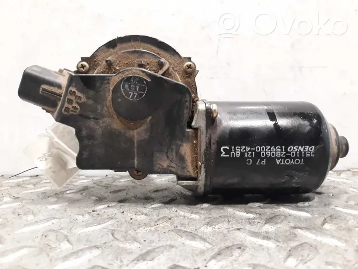 Toyota Celica T230 Tringlerie et moteur d'essuie-glace avant 351102B060