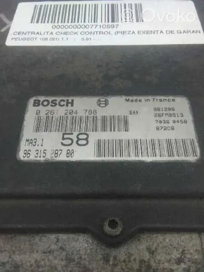 Peugeot 106 Sonstige Steuergeräte / Module 9631528780