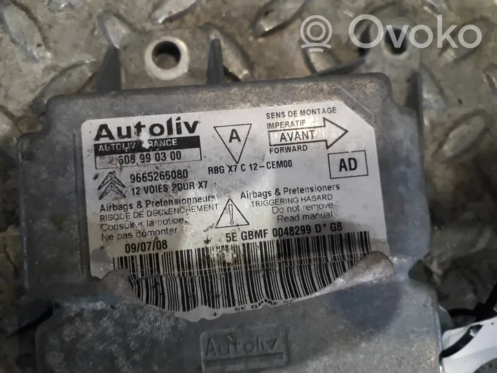 Citroen C5 Centralina/modulo airbag 608990300