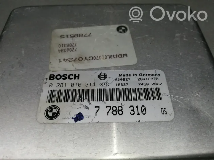 BMW 5 E39 Dzinēja vadības bloks 7788310