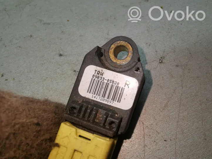 Toyota Avensis T250 Sensor impacto/accidente para activar Airbag 8983102020