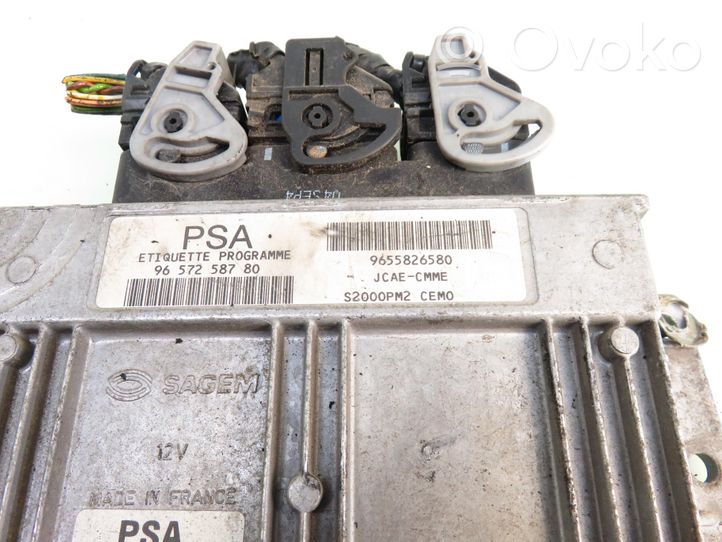 Citroen Xsara Picasso Moottorin ohjainlaite/moduuli 9655826580
