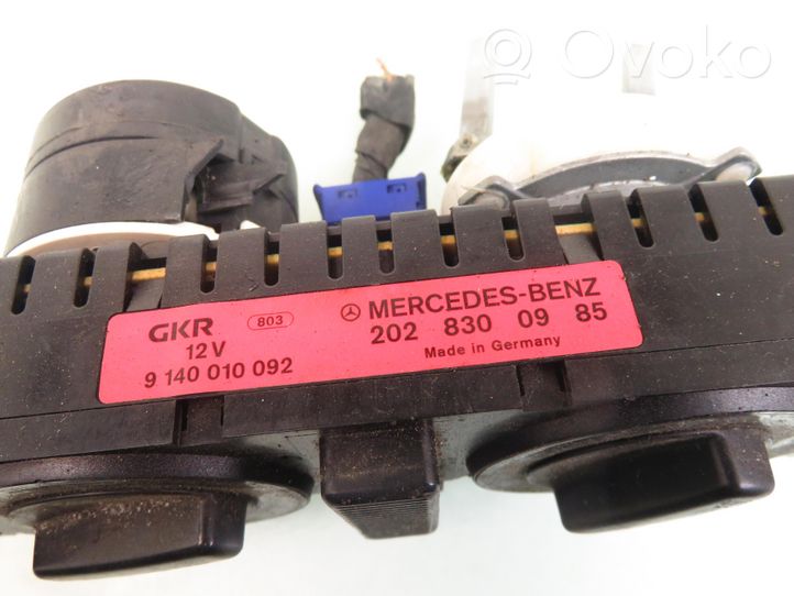 Mercedes-Benz C AMG W202 Interruttore ventola abitacolo 9140010092