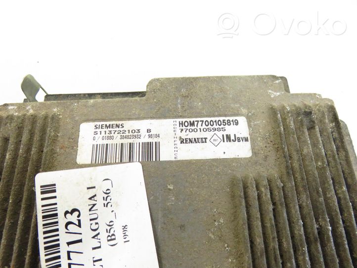 Renault Laguna I Sterownik / Moduł ECU HOM7700105819