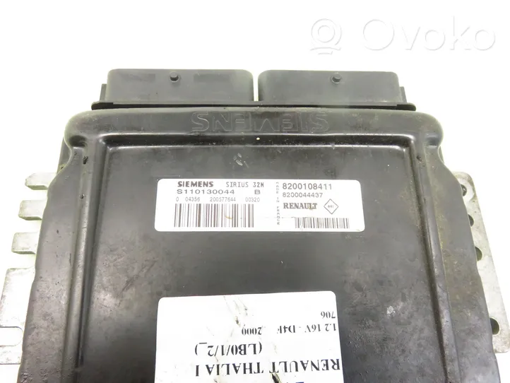 Renault Thalia I Engine control unit/module 8200108411