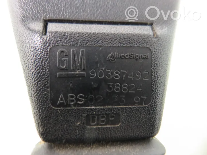 Opel Corsa B Boucle de ceinture de sécurité avant 14300812