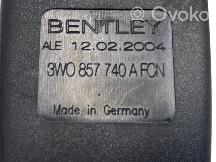 Bentley Continental Etuistuimen turvavyön solki 3W0857740A