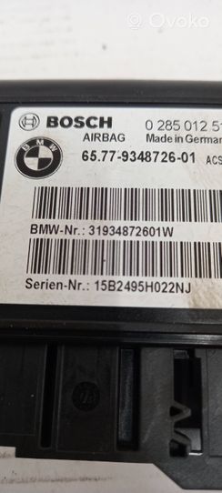 BMW M4 F82 F83 Sterownik / Moduł Airbag 9348726