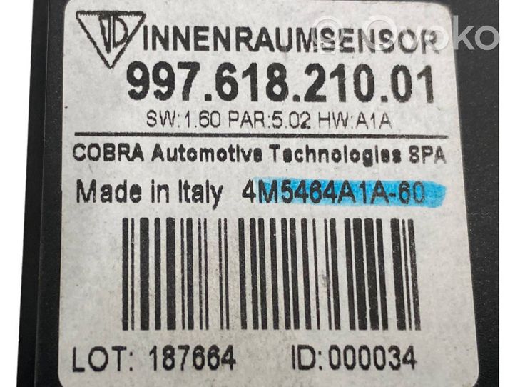 Porsche Cayman 987 Boîtier module alarme 99761821001