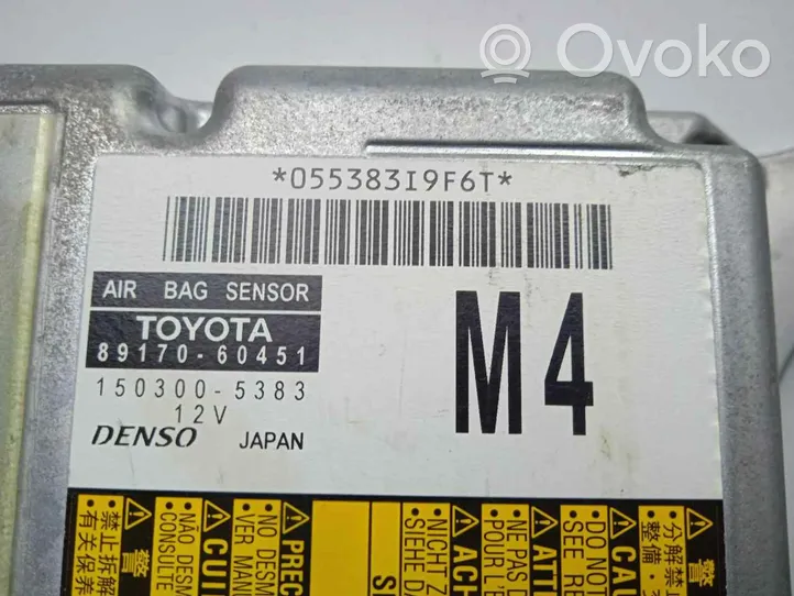 Toyota Land Cruiser (J150) Centralina/modulo airbag 