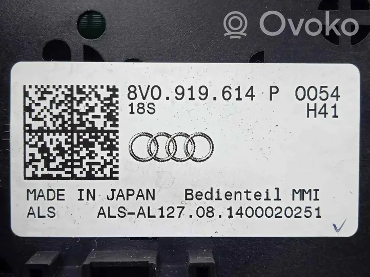 Audi A3 S3 8V Monikäyttöinen ohjauskytkin/nuppi 8V0919614P