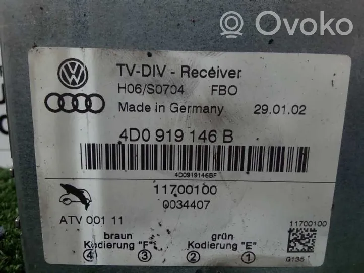 Audi A8 S8 D2 4D Unité de contrôle son HiFi Audio 4D0919146B