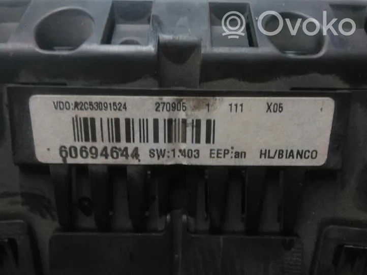 Alfa Romeo 159 Tachimetro (quadro strumenti) 