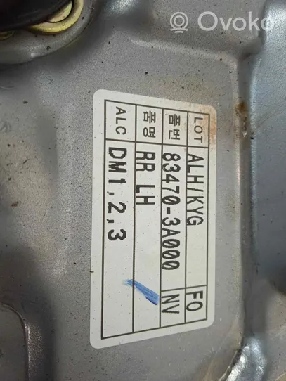 Hyundai Trajet Takaikkunan nostomekanismi ilman moottoria 834703A000