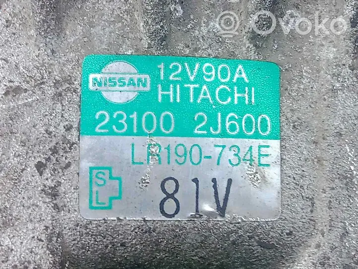 Nissan Almera Generaattori/laturi 231002J600