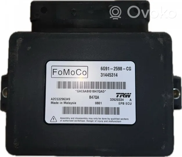 Volvo S60 Hand brake control module 