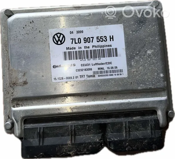 Volkswagen Touareg I Suspension control unit/module 