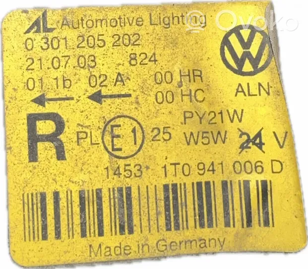 Volkswagen Touran I Lampa przednia 