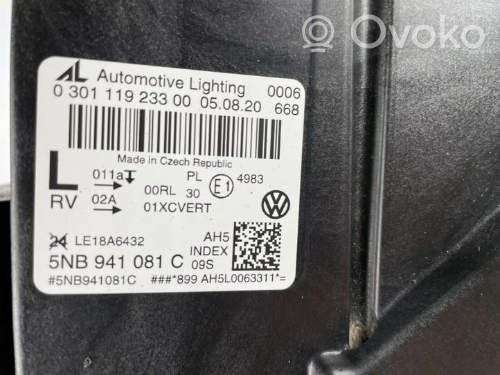 Volkswagen Tiguan Lampa przednia 5NB941081C