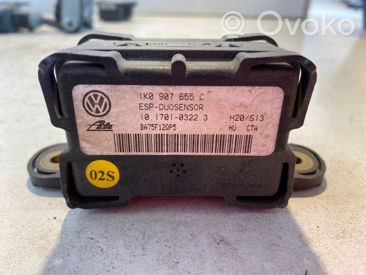 Audi A3 S3 8L Sensore di imbardata accelerazione ESP 1K0907655C