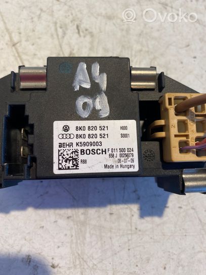 Audi A4 S4 B8 8K Resistencia motor/ventilador de la calefacción 8K0820521