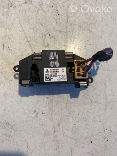 Audi A4 S4 B8 8K Resistencia motor/ventilador de la calefacción 8K0820521