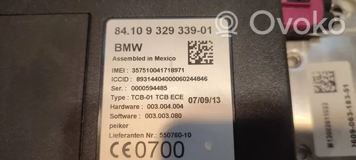 BMW 3 GT F34 Moduł / Sterownik Bluetooth 9329339