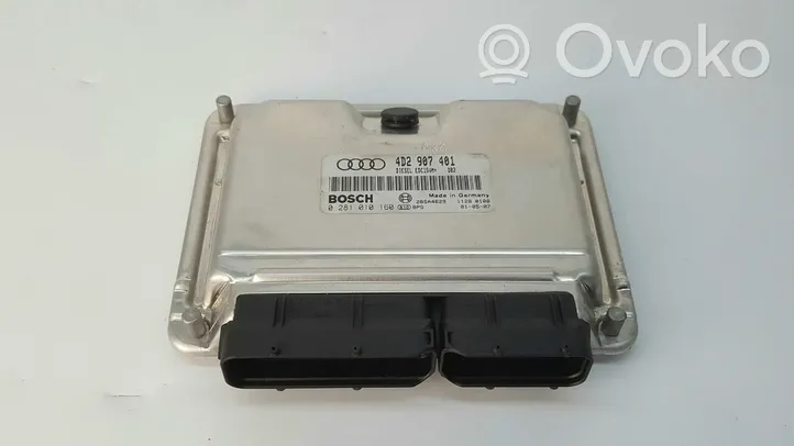 Audi A8 S8 D2 4D Unité de commande, module ECU de moteur 0281010160