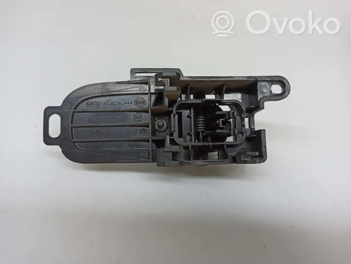 Nissan Note (E11) Maniglia interna per portiera anteriore 80670AX603