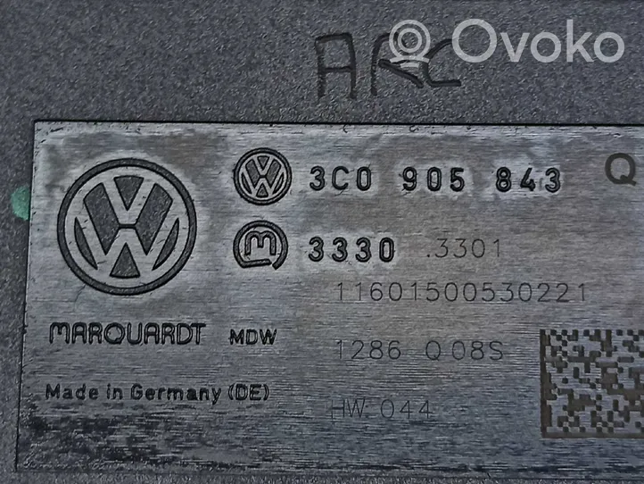 Volkswagen PASSAT B6 Замок зажигания 3C0905843Q
