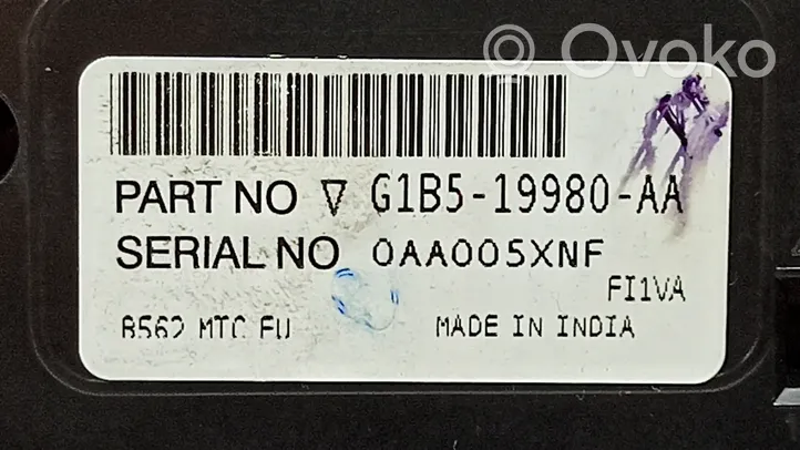 Ford Ka Panel klimatyzacji G1B519980AA