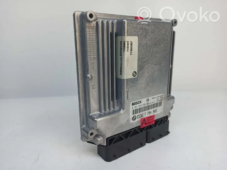 BMW 7 E65 E66 Centralina/modulo motore ECU 7789880