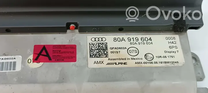 Audi Q5 SQ5 Écran / affichage / petit écran 80A919604A