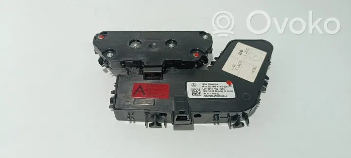 Mercedes-Benz S W222 Interruttore di controllo del sedile A22290511019J01