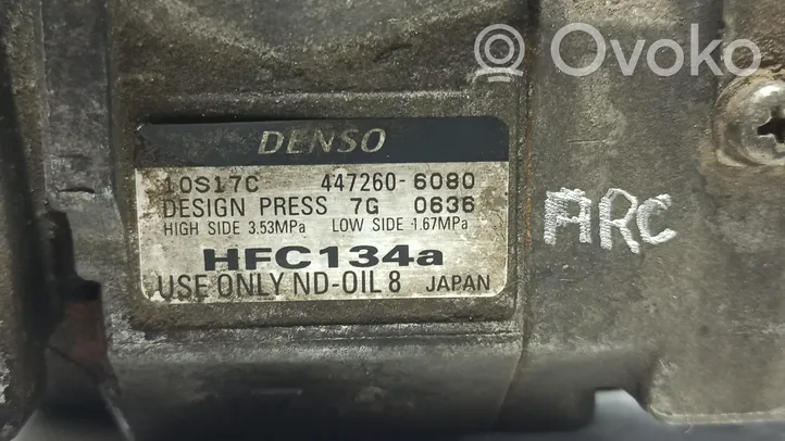 Honda CR-V Compressore aria condizionata (A/C) (pompa) 447260-6080