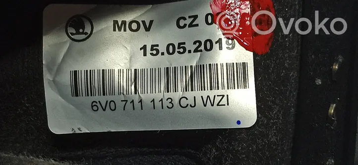 Skoda Fabia Mk3 (NJ) Drążek / Pokrętło zmiany biegów 6V0711113CJWZI