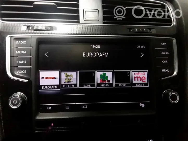 Volkswagen Golf VII Unité de navigation Lecteur CD / DVD AAH62000
