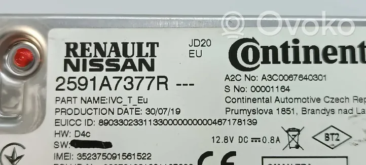 Renault Zoe Centralina/modulo telefono A3C0067640301