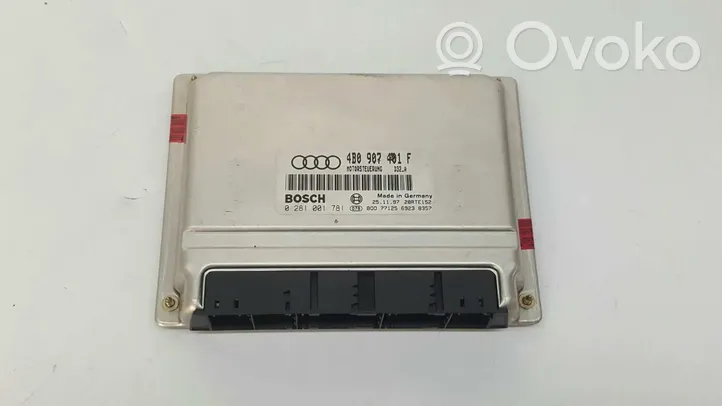 Audi A6 S6 C5 4B Moottorin ohjainlaite/moduuli (käytetyt) 0281001781