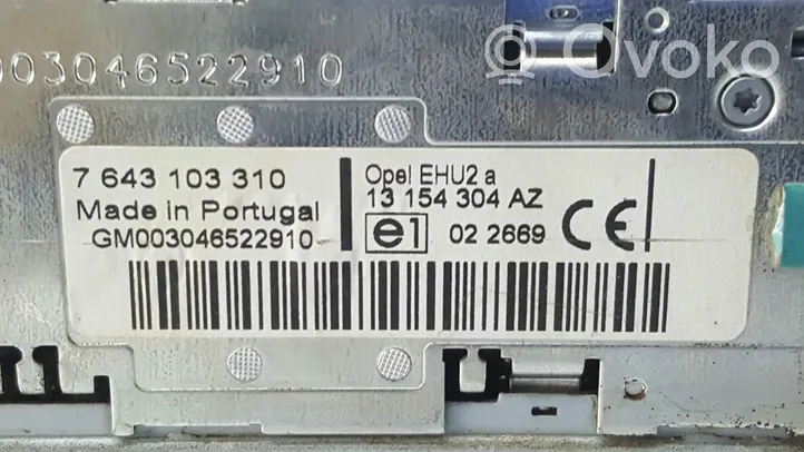 Opel Astra H Moduł / Sterownik GPS 453116246