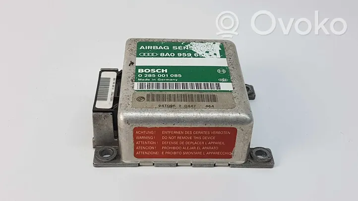 Audi 80 90 B3 Airbag control unit/module 0285001085