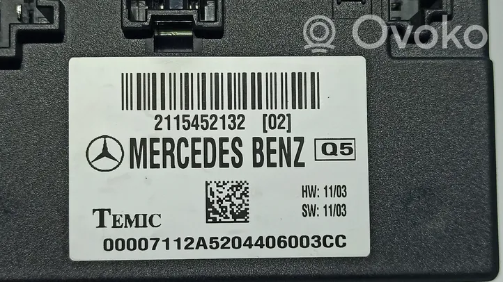 Mercedes-Benz E W211 Autres unités de commande / modules 