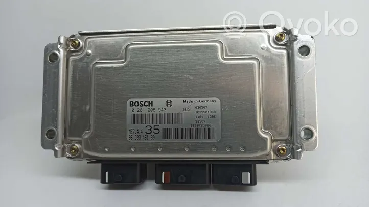 Peugeot 307 Unité de commande, module ECU de moteur 0261206943