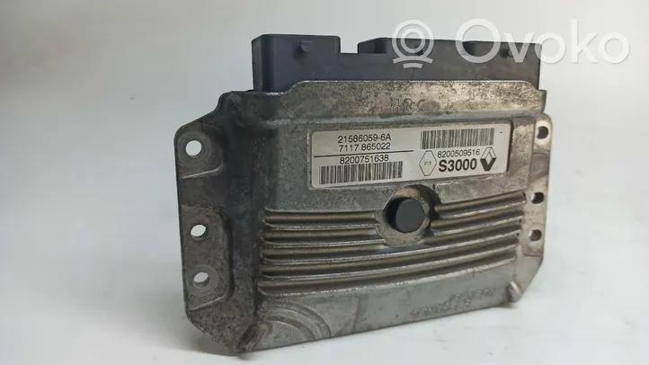 Renault Megane II Komputer / Sterownik ECU silnika 8200509516